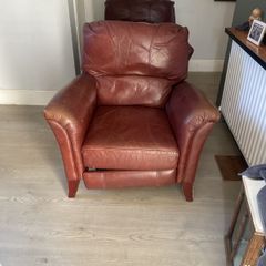 leather recliner armchair