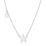 BNWT - MK Silver Double Star Necklace Image 3