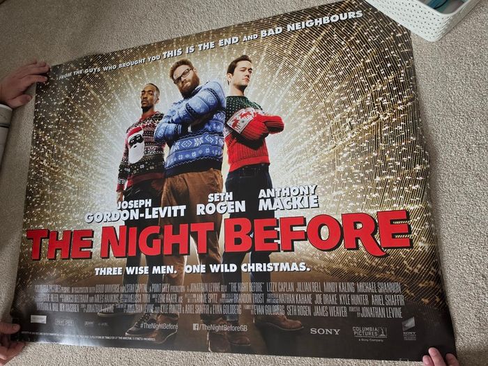 The Night Before original cinema movie poster