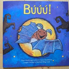 Buuu - brand new - delightful book as Gaeilge - less than half price