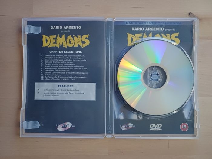 Demons - Director's Cut - Dario Argento & Lamberto Bava DVD Zombie Horror Movie 1987