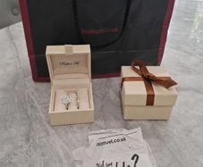 engagement and wedding ring matching set