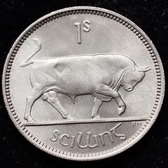 Ireland - 1954 - Shilling - KM.14a - UNC - [676]