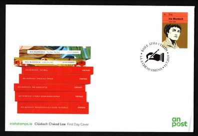 2019 Ireland The 100th Anniversary of the Birth of Iris Murdoch, 1919-1999 Commemorative Stamp An Post First Day Cover (FDC)