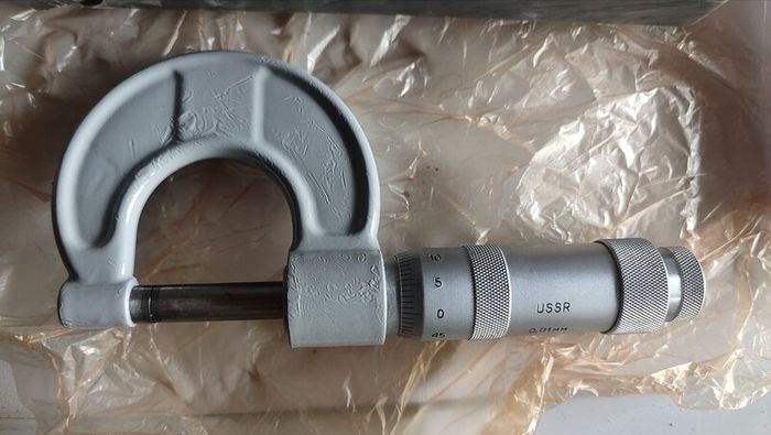 Vintage USSR Micrometer MK 0-25mm (0.01mm) MIZ Caliber - Brand New Old Stock NOS