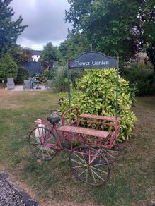 Garden centre bicycle, great talking piece, D18