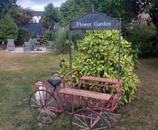 Garden centre bicycle, great talking piece, D18