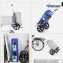 Andersen Royal Shopper Aluminium Shopping Trolley Frame 25 cm Wheels Image 7