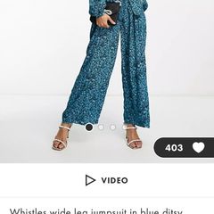 whistles floral jumpsuit uk6