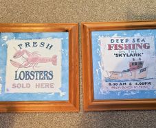 Pair of framed prints