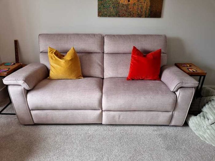 Like New 3 Seater Power Reclining Sofa