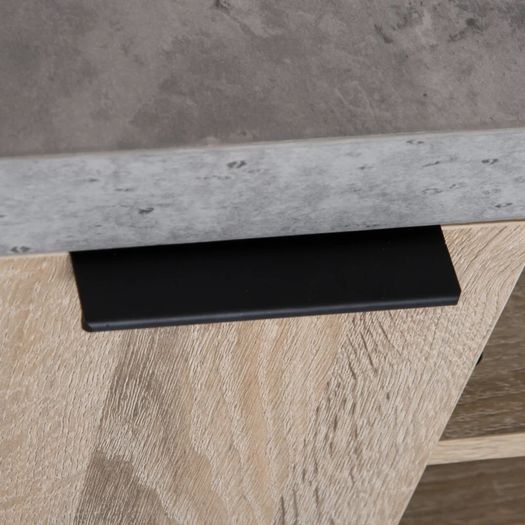Modern Wooden TV Stand, 120Lx40Wx44cm Grey (FREE POSTAGE)
