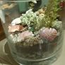 Glass vase with coloured stones Image 4
