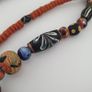 Antique Venetian Style Mix Gabri & Floral Glass Beads Necklace Image 7