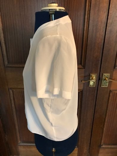 White Short Sleeve Blouse