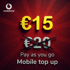 Top-up Voucher Vodafone Mobile Chat Extra, Vodafone X etc.