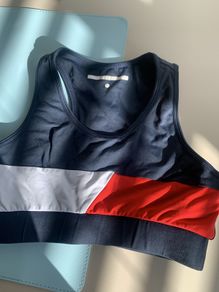 Girls Tommy Hilfiger crop top/ sports bra. Age 10