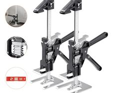 2PC Arm Jack Furniture & Door Lifting Tool  150kg Load, 18cm Lift