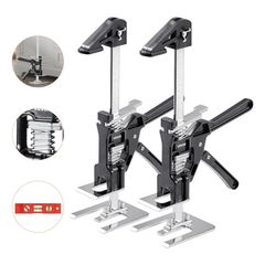 2PC Arm Jack Furniture & Door Lifting Tool  150kg Load, 18cm Lift