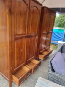 2 wardrobes