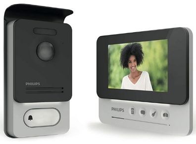Philips Welcome eye Compact 4.3 Ultra-Flat Colour Video Door Entry KIT