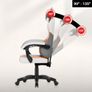 Huzaro Force 2.7 Grey Velour Gaming Chair Image 7