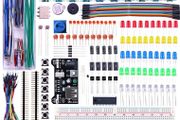 Upgraded Electronics Fun Kit w/Power Supply Module, Jumper Wire, Precision Potentiometer, 830 tie-points Breadboard for Arduino UNO R3, MEGA, Raspberry Pi, STM32, Datesheet Available (FREE POSTAGE)