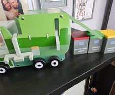 Bluey garbage truck