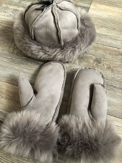 Mantaray ladies winter hat and gloves