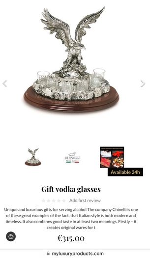 Eagle Shot Stand by Chinelli perfect Gift