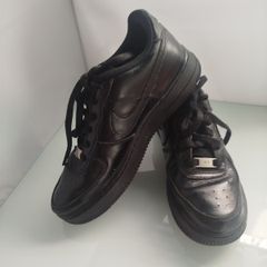 Nike air force real leather black size 5.5  school shoes