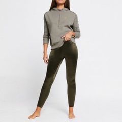 River island high waisted satin leggings