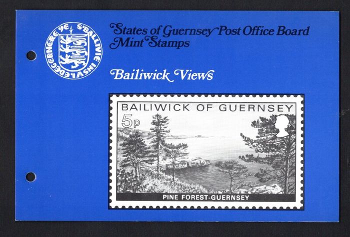 1976 Guernsey Views Commemorative Stamps Presentation Pack