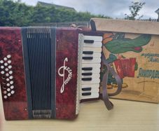 Soviet children's accordion "Kremennoe"