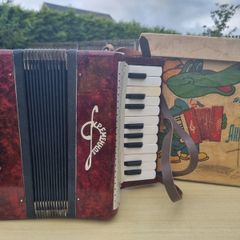 Soviet children's accordion "Kremennoe"