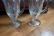 crystal vase x2