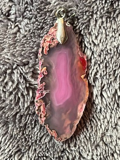 Pink Agate Pendant