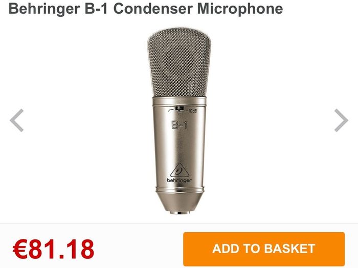 Behringer Condenser Microphone