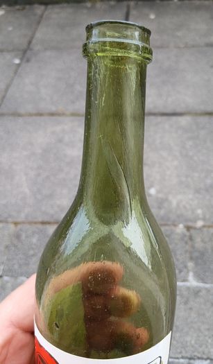 Vintage wine bottle with label Irish Tawny wine
