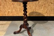 antique Victorian mahogany barley twist occasional table