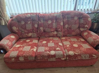 sofa with matching armchair