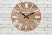 Classic Vintage-inspired Roman Numerals Round Wall Clock