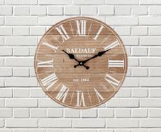 Classic Vintage-inspired Roman Numerals Round Wall Clock