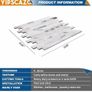 NEW SALE | 5 Pack Peel and Stick Stone Metal Tile Backsplash 12 inch x 12 inch (MULTIPLE COLOURS AVAILABLE) Image 10