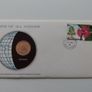 Montserrat 1965 Coin Stamp cover BUNC Image 2