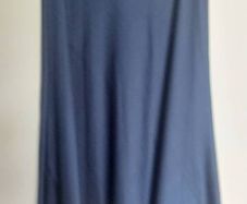 navy satin maxi skirt size 14