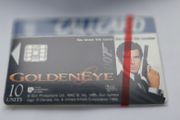 Mint call card James Bond Golden Eye