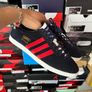 Adidas Gazelle OG Low Suede Trainers Navy/Red/Cloud Q33574 Image 2