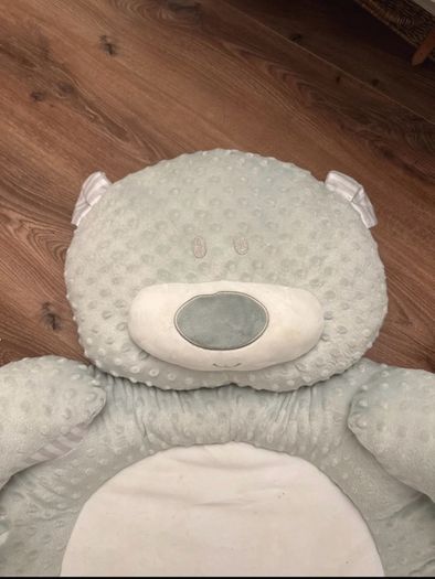 Little Discoveries Plush Bear Baby Gym Grey