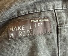 BMW Motorrad Men's Jeans Dark Grey - 40" Waist Long
